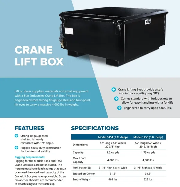 Crane Lift Boxes