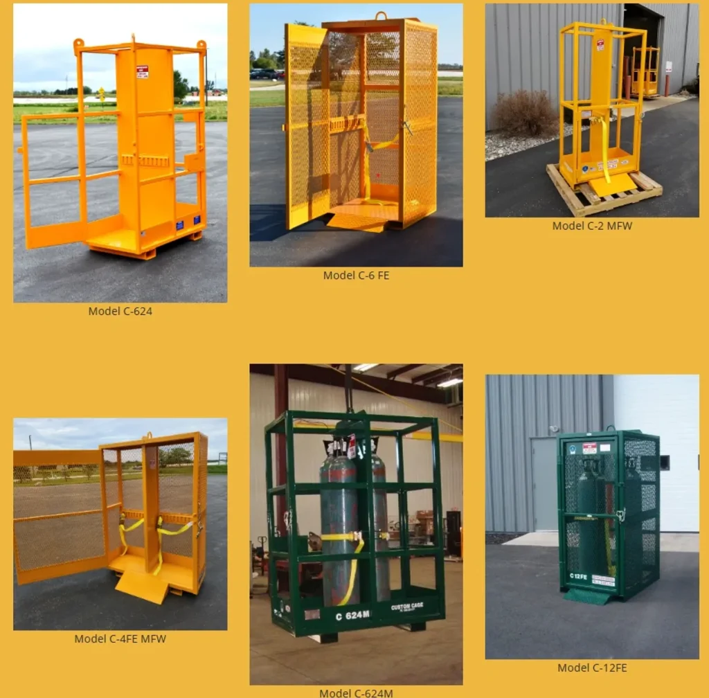 gas cylinder lifting cages